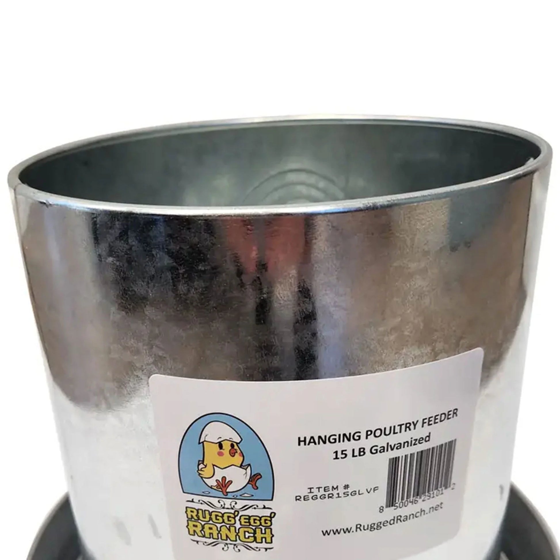 Products Ruggegg 15 Pound Hanging Galvanized Poultry Feeder