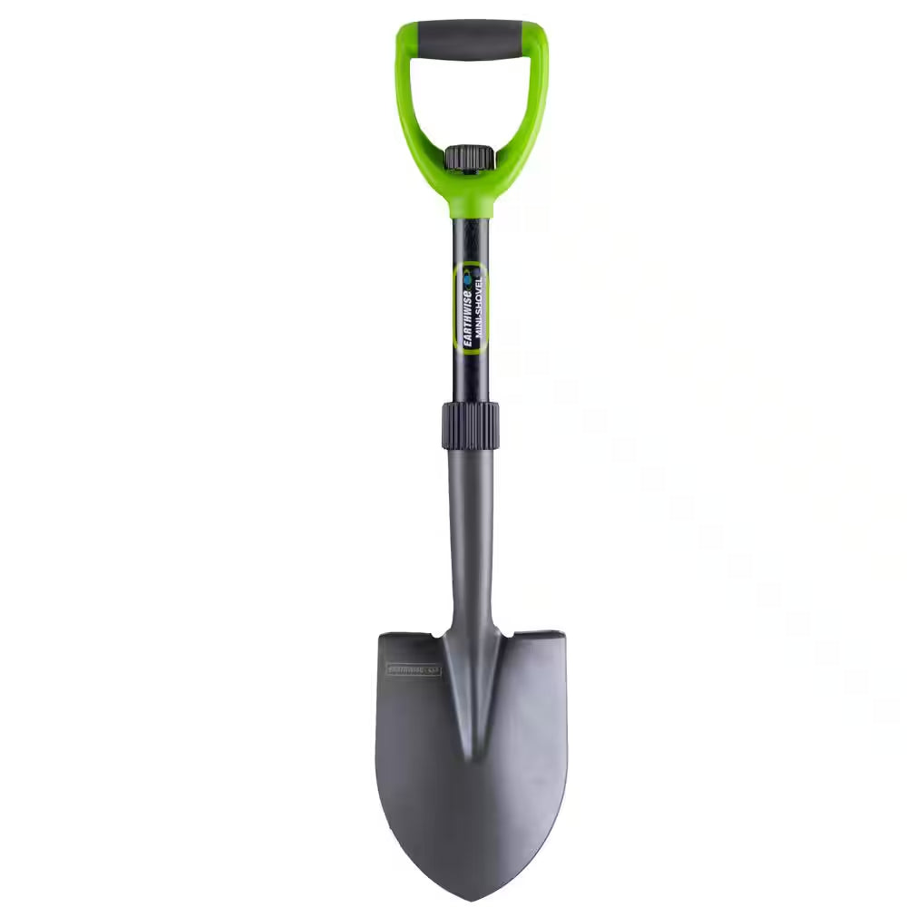 26.5 In. D X 5.25 In. Carbon Steel Blade, Plastic D-Handle Compact Collapsible Trenching Mini-Shovel