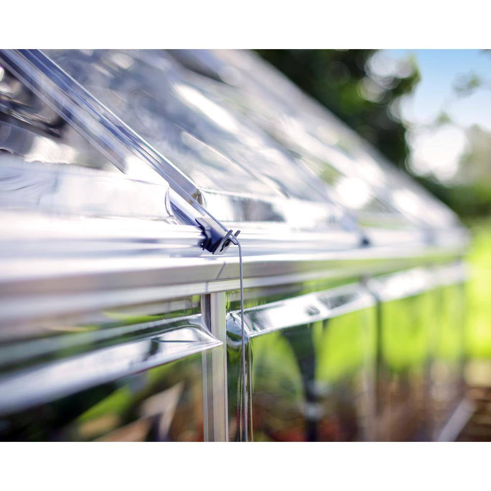 Harmony 6 Ft. X 6 Ft. Silver/Clear DIY Greenhouse Kit