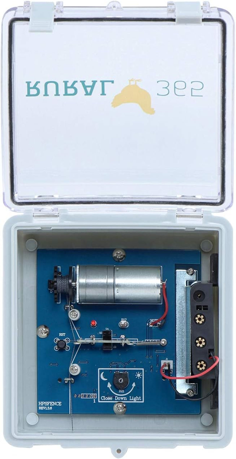 Automatic Chicken Coop Door - Electronic Automated Opener Panel for Chickens, Sliding Door with Light Sensor