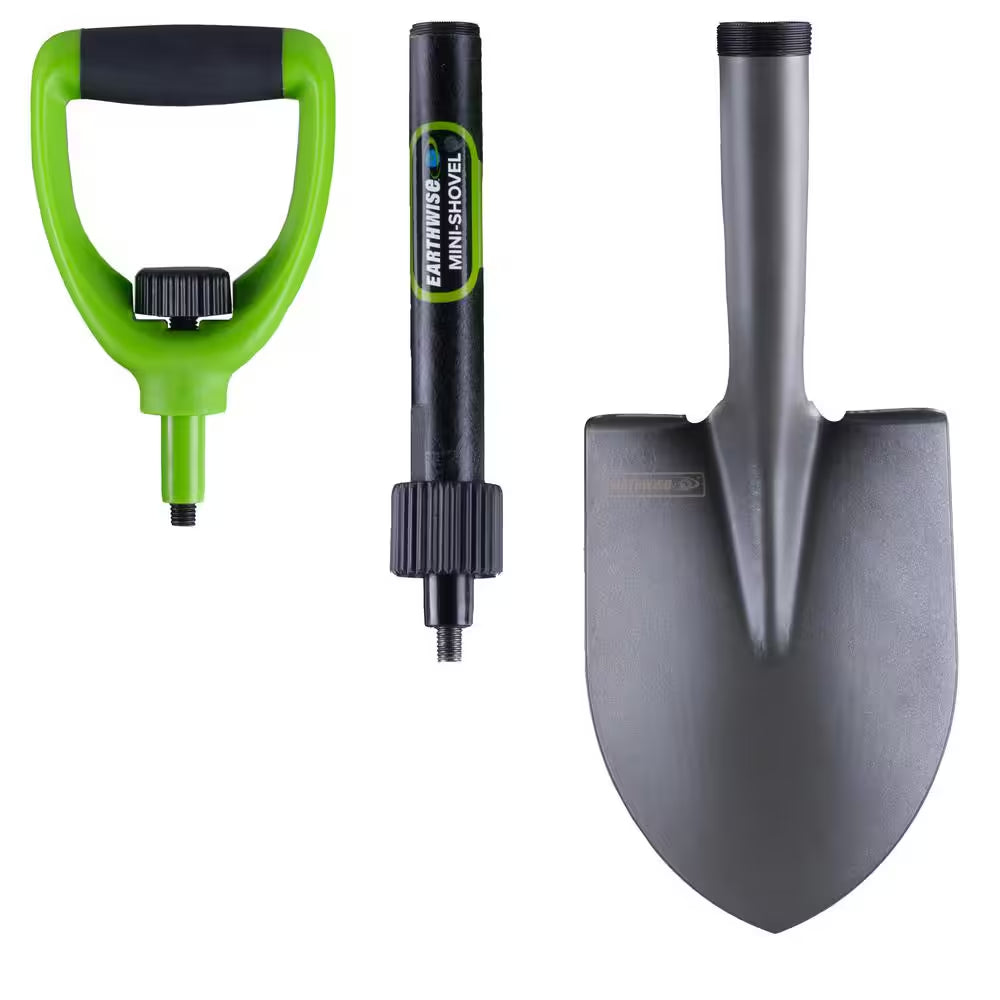 26.5 In. D X 5.25 In. Carbon Steel Blade, Plastic D-Handle Compact Collapsible Trenching Mini-Shovel