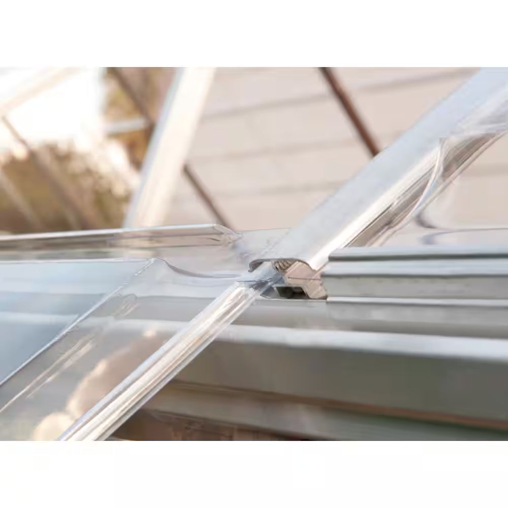 Harmony 6 Ft. X 6 Ft. Silver/Clear DIY Greenhouse Kit