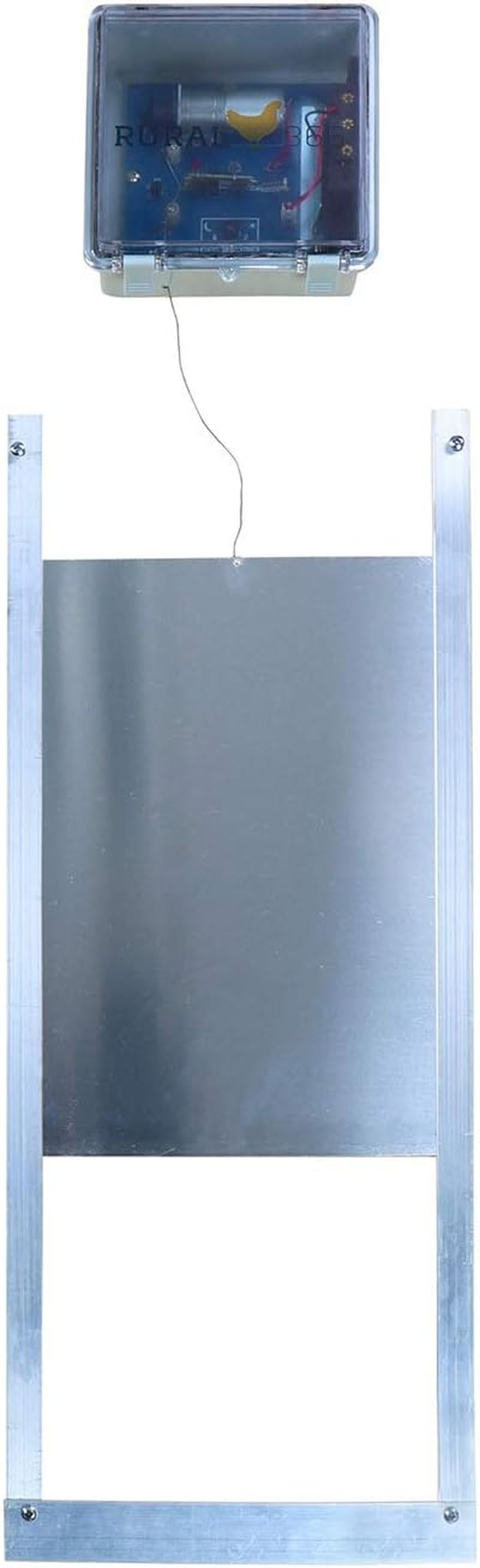 Automatic Chicken Coop Door - Electronic Automated Opener Panel for Chickens, Sliding Door with Light Sensor
