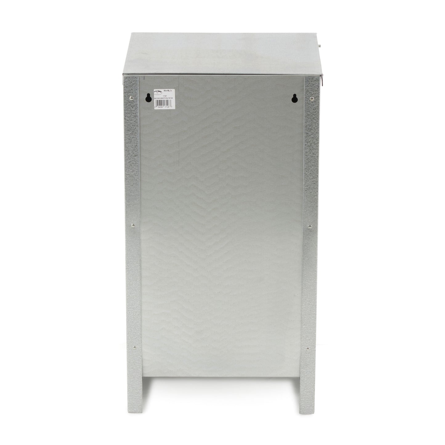 25 Lb Large High Capacity Galvanized Steel Poultry Feeder