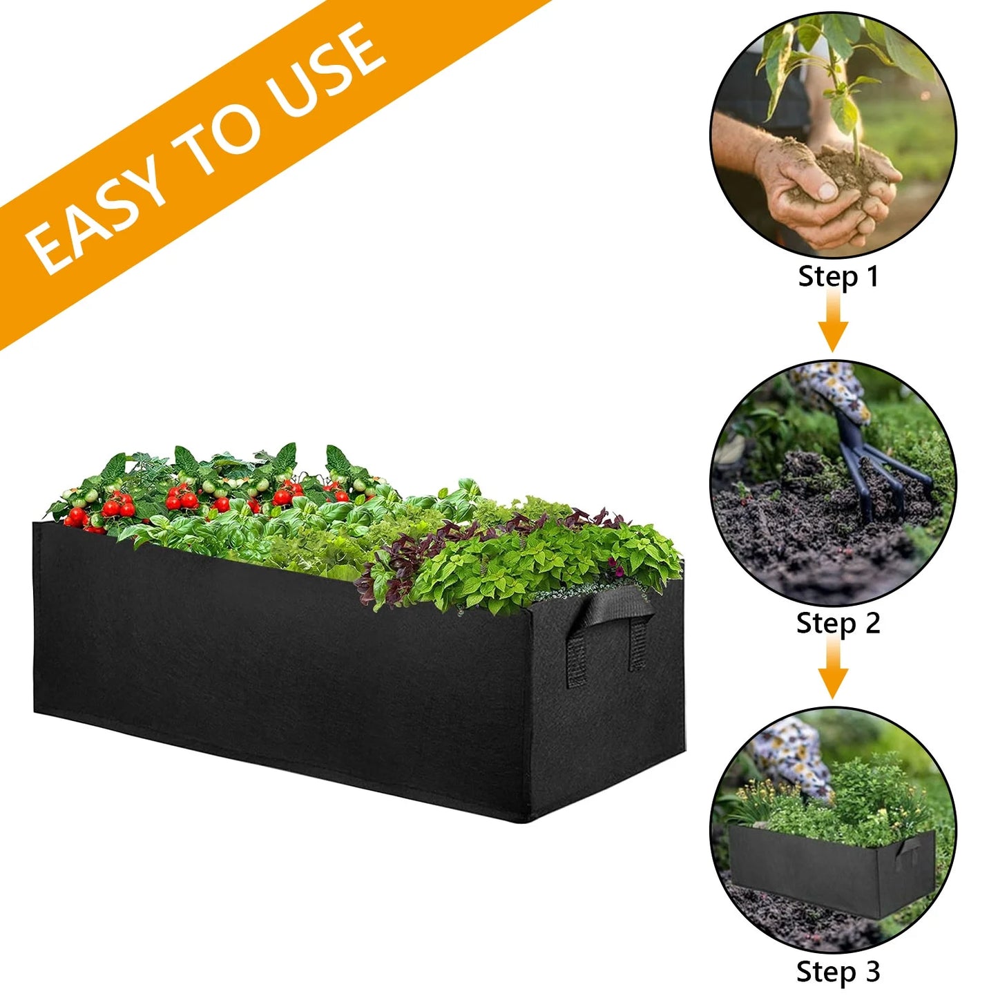 10 Gal Grow Bags with Handles Grow Bags
