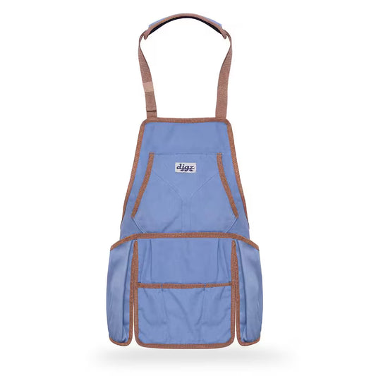 Women'S 1-Size Country Blue Canvas Gardening Bib Apron