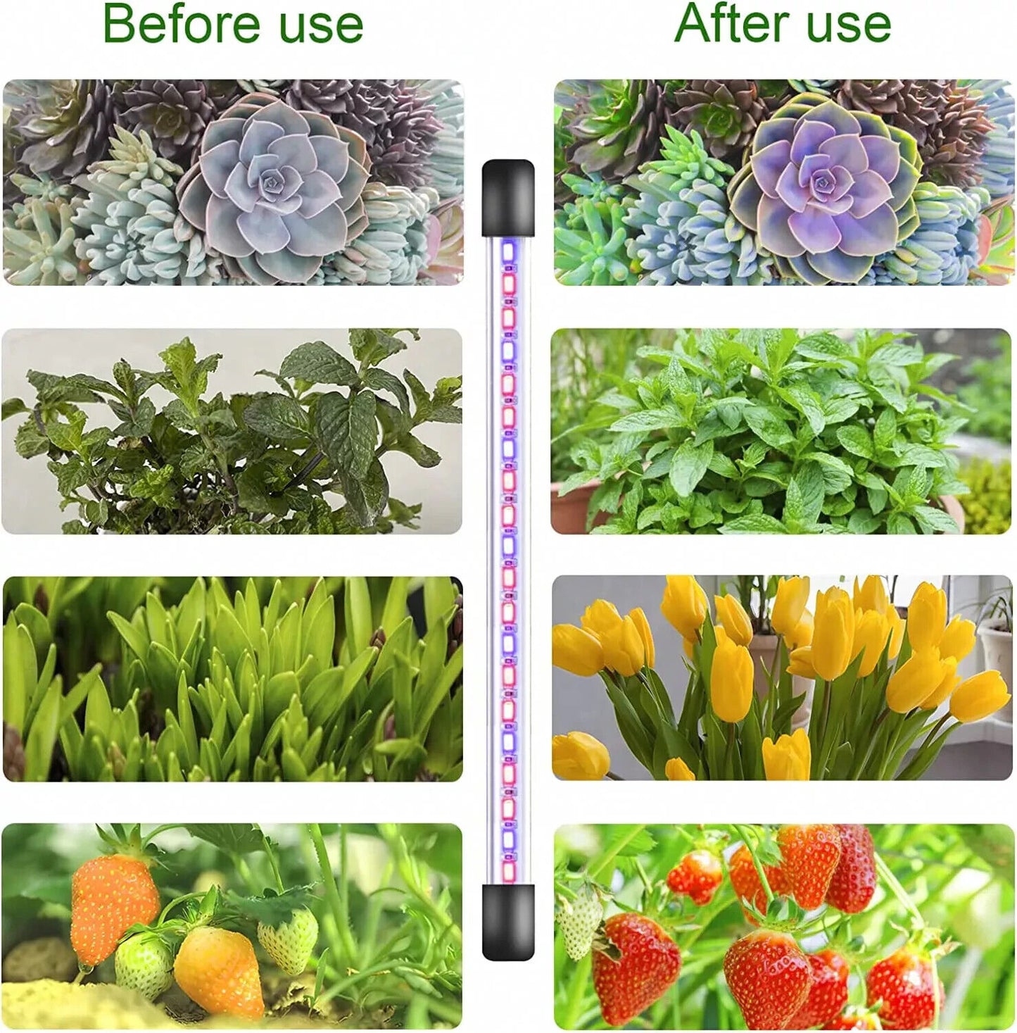 Remote Control 4 Heads LED Grow Light Plant Growing Lamp Light for Indoor Plants