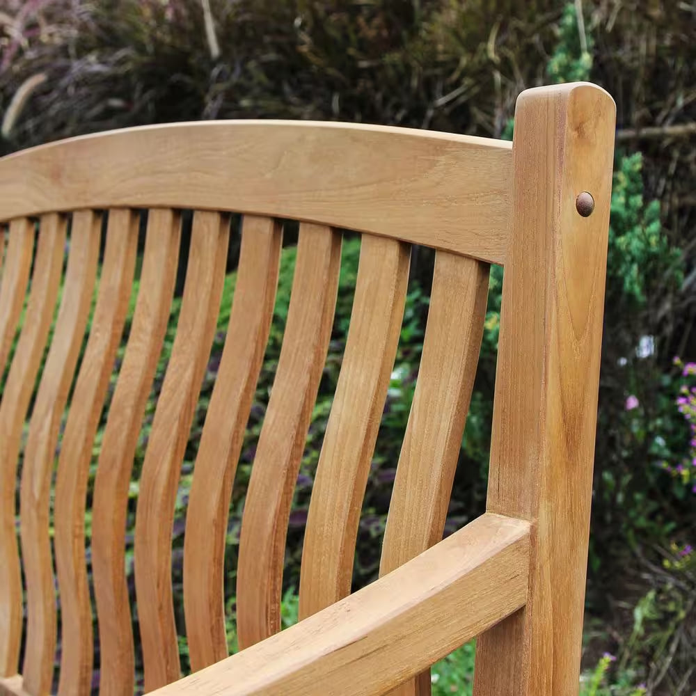 Colton Teak Wood Outdoor Bench