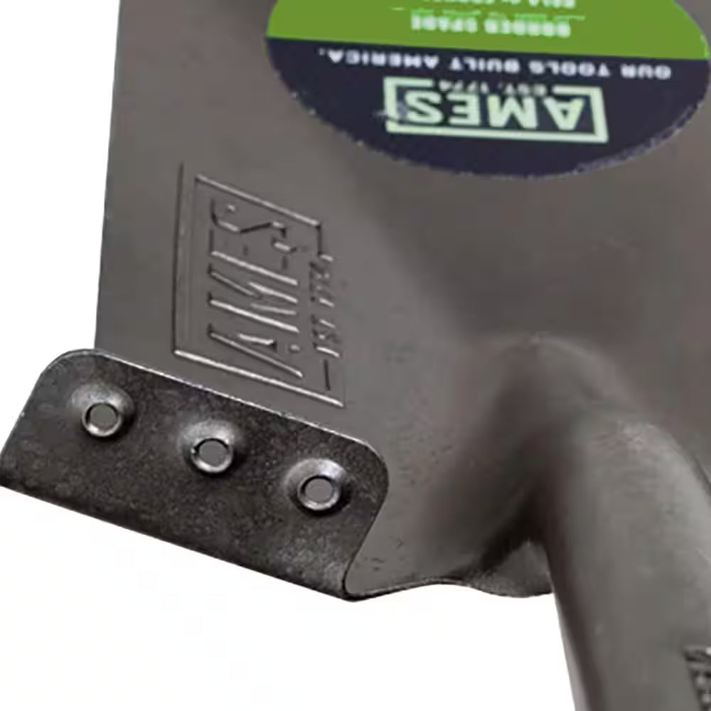 46.5 In. Fiberglass Handle Steel Blade Digging Shovel with Comfort Step