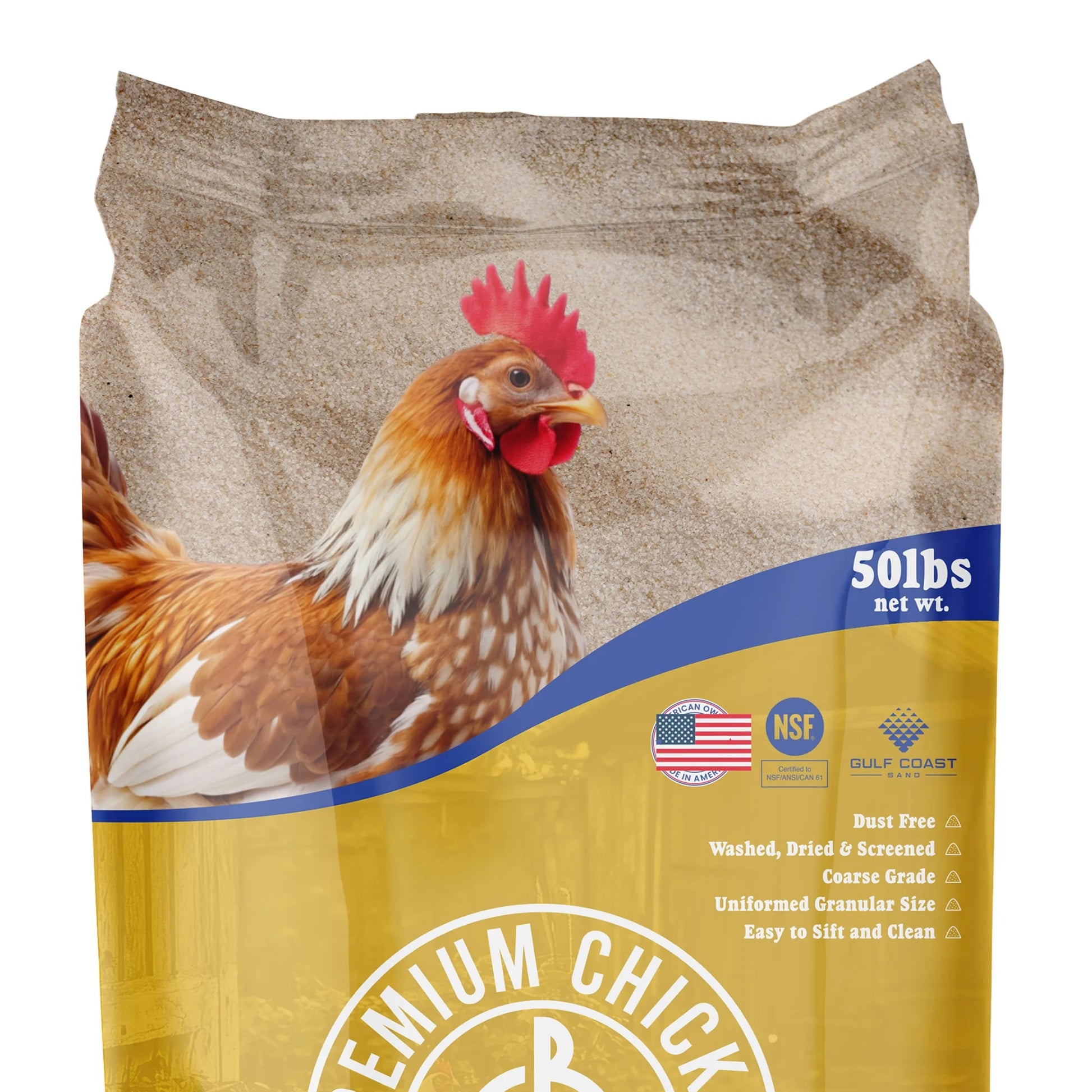 , Odor Eliminating Bedding for Chicken Coops, 50 Lb Bag