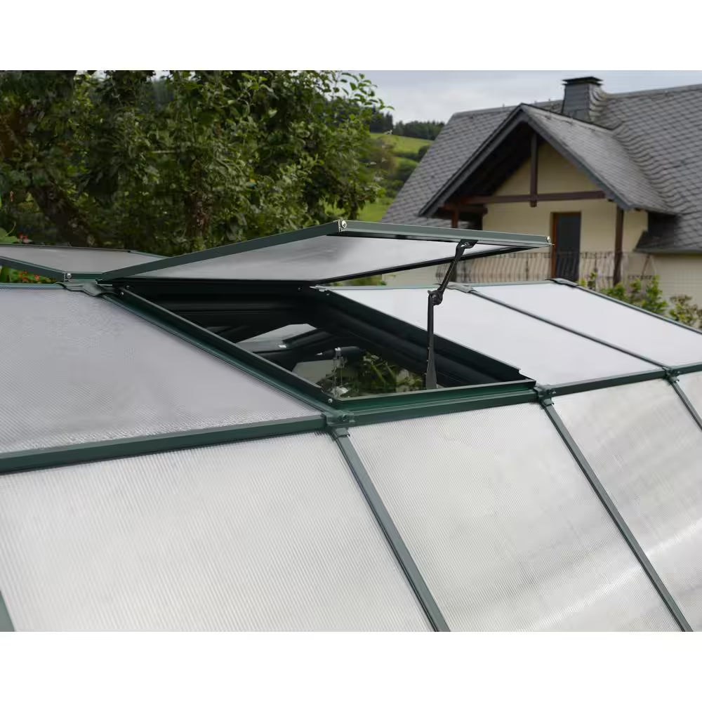 Eco-Grow 6 Ft. X 10 Ft. Green/Diffused DIY Greenhouse Kit