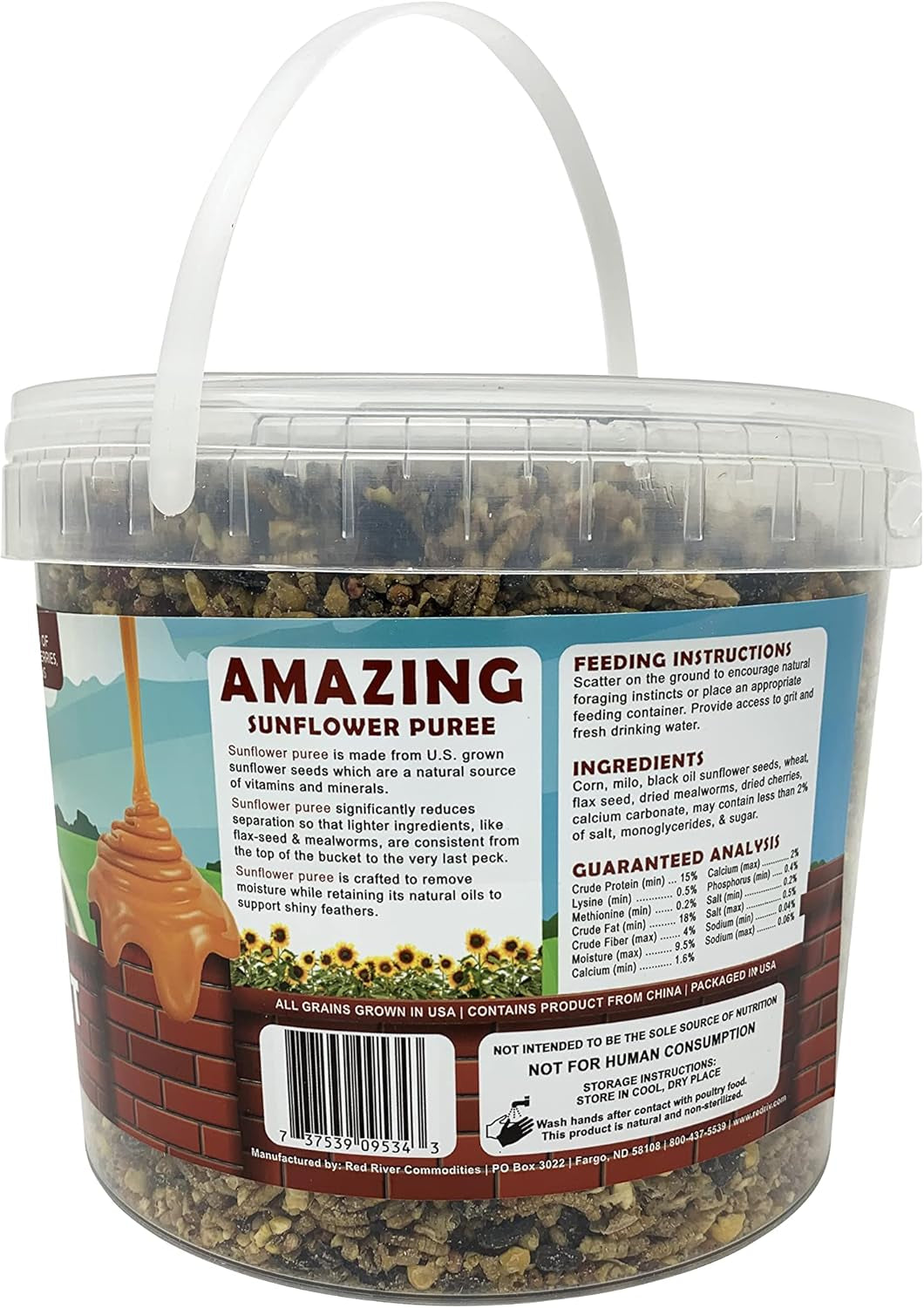 Dessert Bucket Mealworm Sprinkles - 5 LB