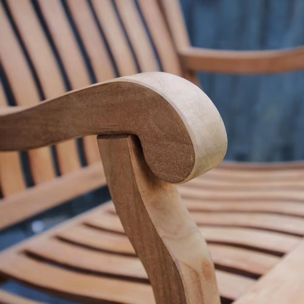 Colton Teak Wood Outdoor Bench