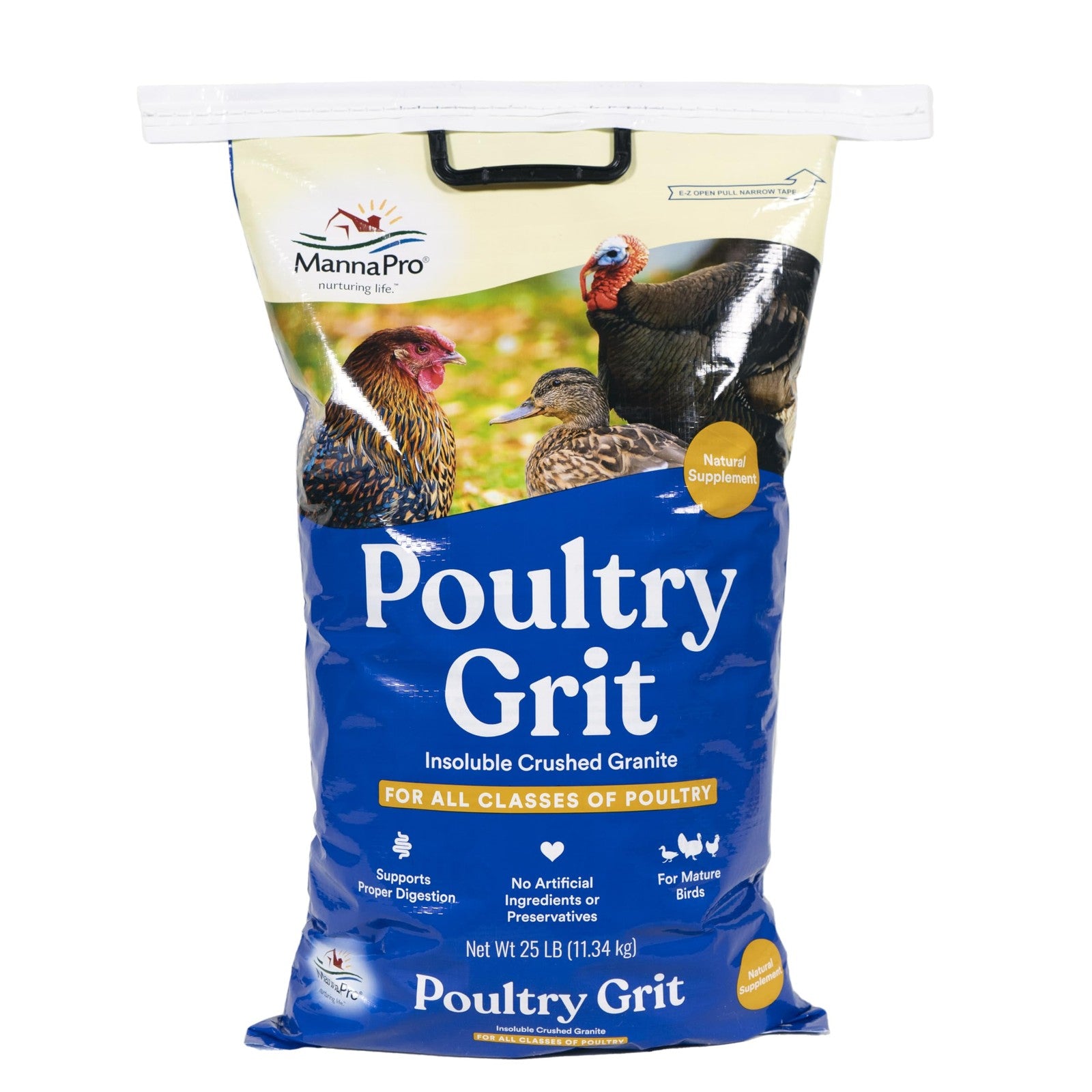 Manna Pro Chicken Supplies | Chicken Grit, Grit for Chicken Food | 25 Pounds