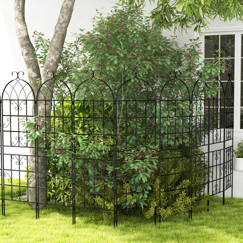 2/4 Pack 71 X 20 Inch Metal Garden Trellis for Climbing Plants