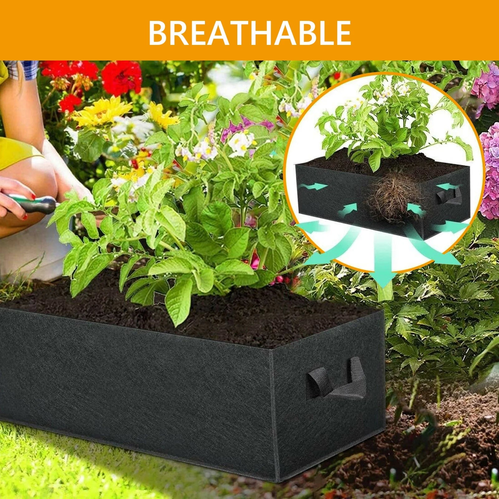 10 Gal Grow Bags with Handles Grow Bags
