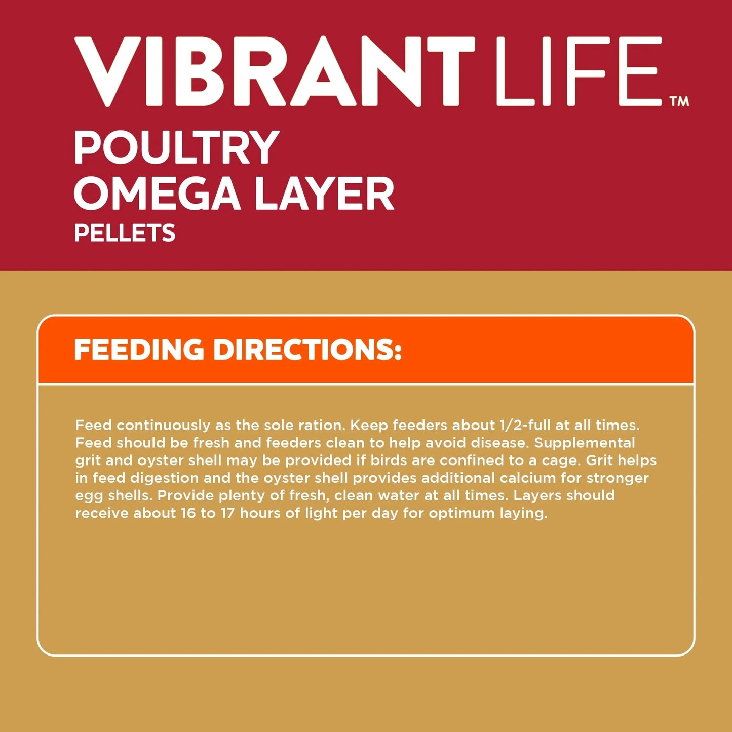 Poultry Omega Layer Pellets 40 Lb Bag (4 Bag)