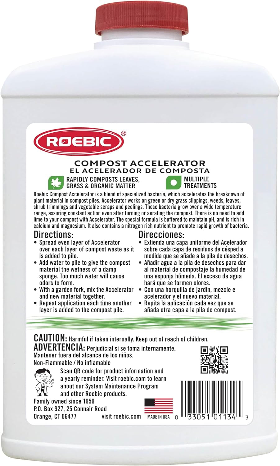 CA-1 Bacterial Compost Accelerator: 2.5 Pounds, for Faster Composting