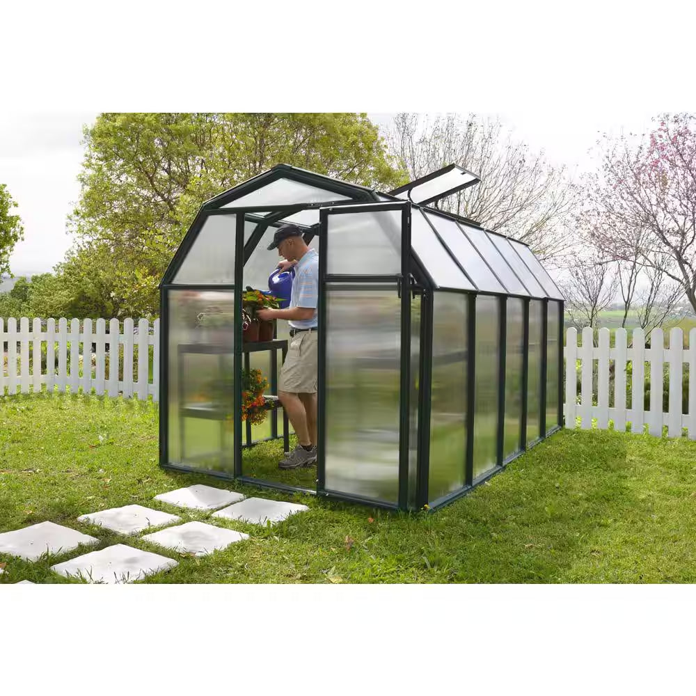 Eco-Grow 6 Ft. X 10 Ft. Green/Diffused DIY Greenhouse Kit