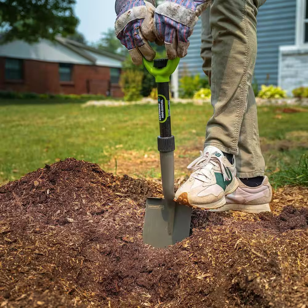 26.5 In. D X 5.25 In. Carbon Steel Blade, Plastic D-Handle Compact Collapsible Trenching Mini-Shovel