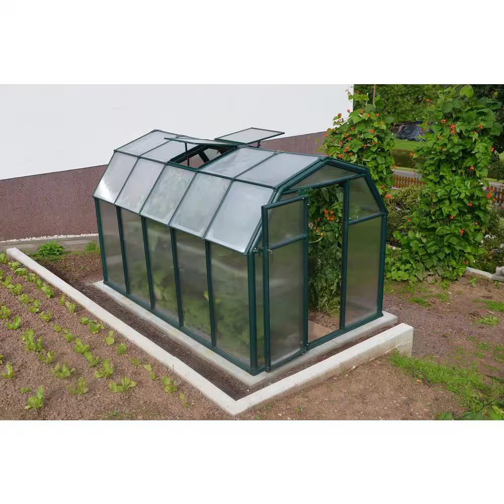 Eco-Grow 6 Ft. X 10 Ft. Green/Diffused DIY Greenhouse Kit