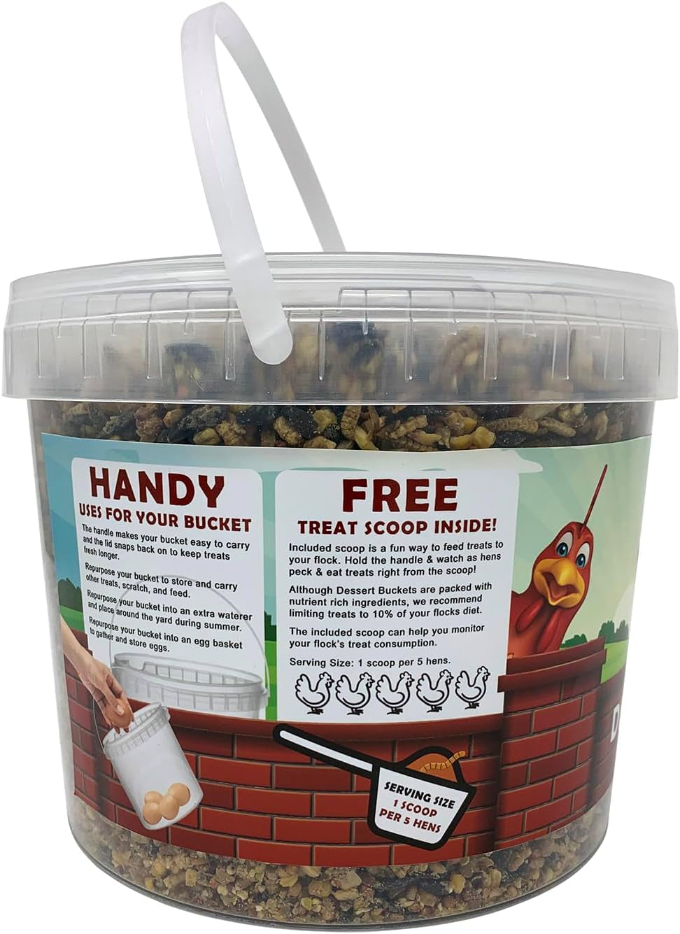Dessert Bucket Mealworm Sprinkles - 5 LB