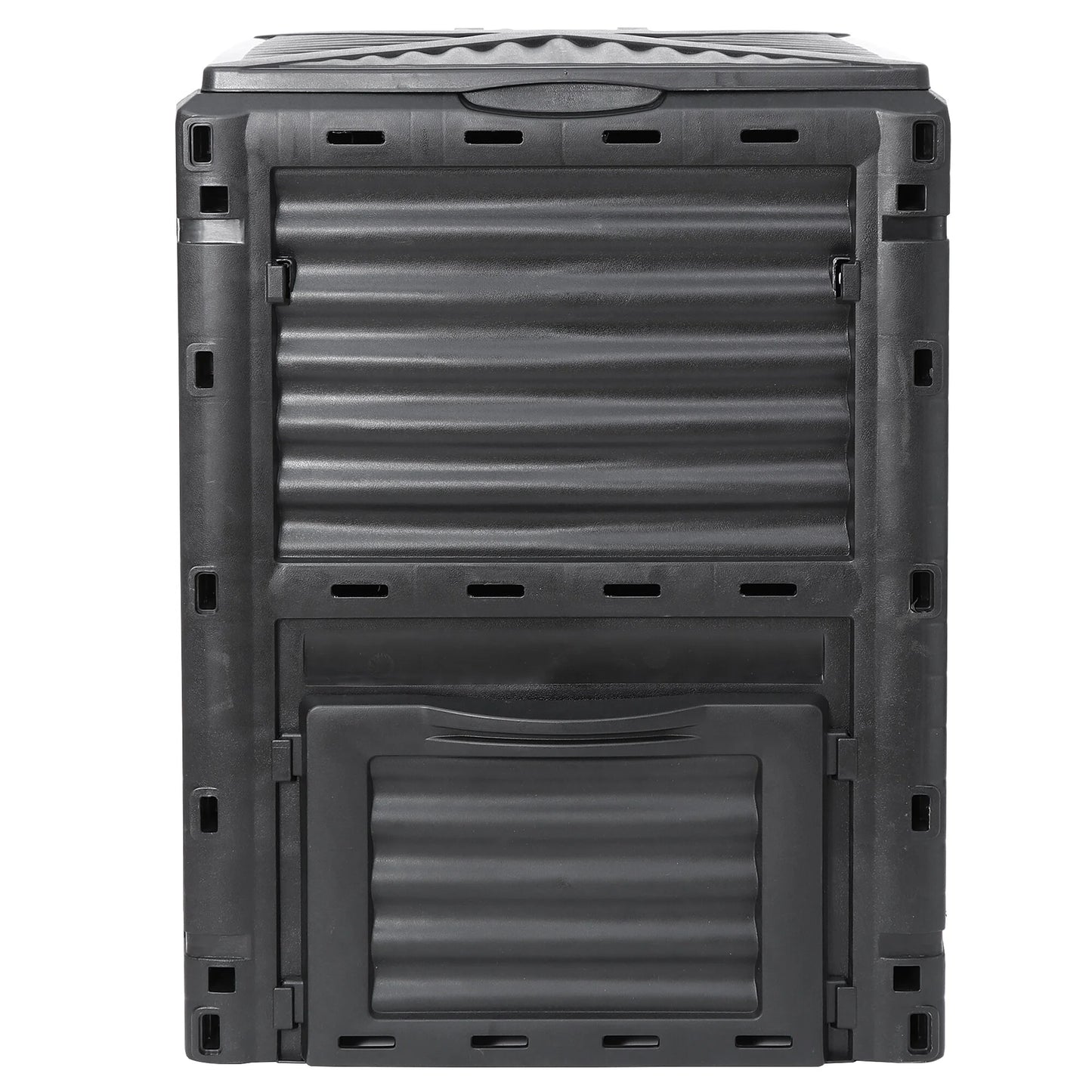 Composter Bin 80Gal (300L) Large Composting Tumbler Outdoor, Bpa-Free, Black