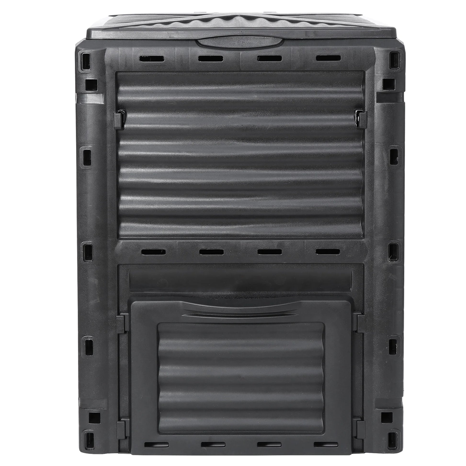 Composter Bin 80Gal (300L) Large Composting Tumbler Outdoor, Bpa-Free, Black