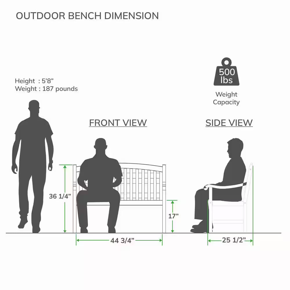 Colton Teak Wood Outdoor Bench