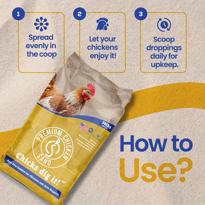 , Odor Eliminating Bedding for Chicken Coops, 50 Lb Bag