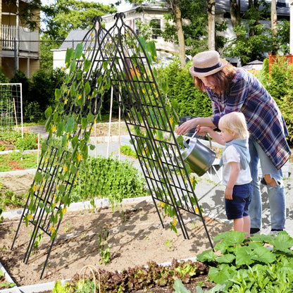 2/4 Pack 71 X 20 Inch Metal Garden Trellis for Climbing Plants
