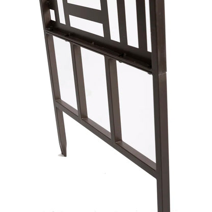 Geometric Arch Metal Garden Arbor