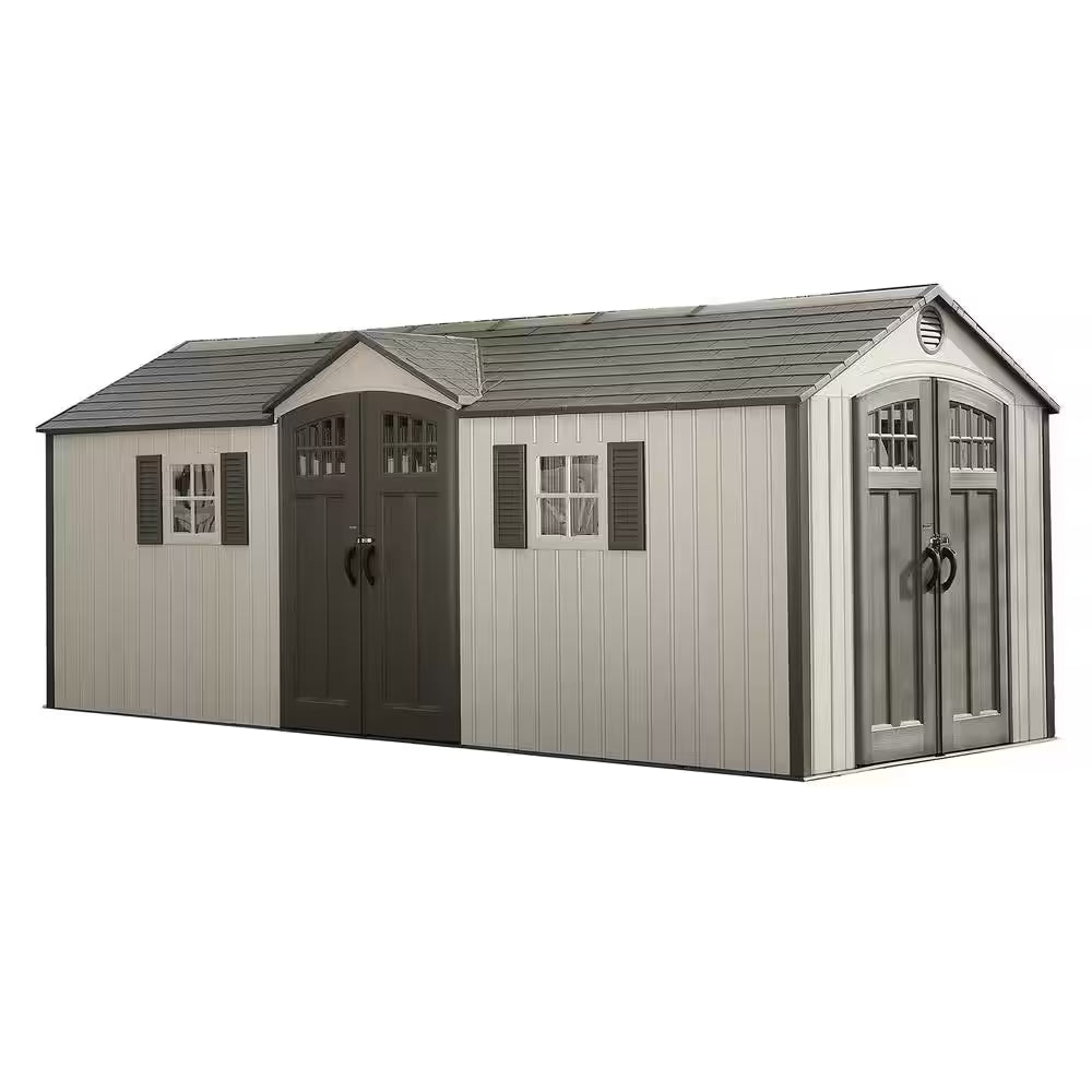 20 Ft. X 8 Ft. Resin Garden Building Shed
