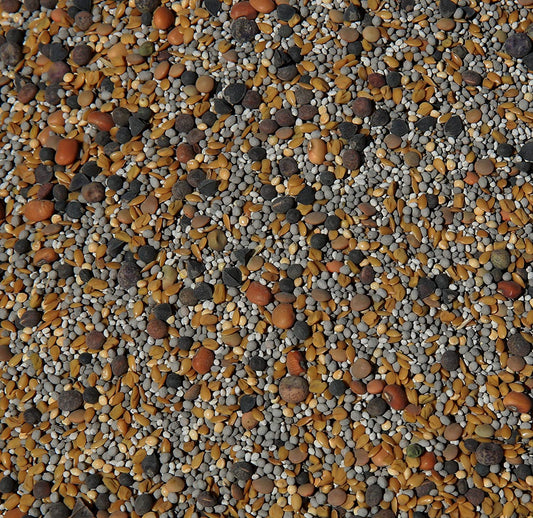 No-Till Cover Crop 13-Seed Mix (½-Lb): [50% Clovers plus Fenugreek, Vetch, Flax, Cowpeas, Buckwheat, Forage Peas, Millet, Lentils, Crimson Clover, Sweet Yellow Clover, White Clover, Medium Red Clover]