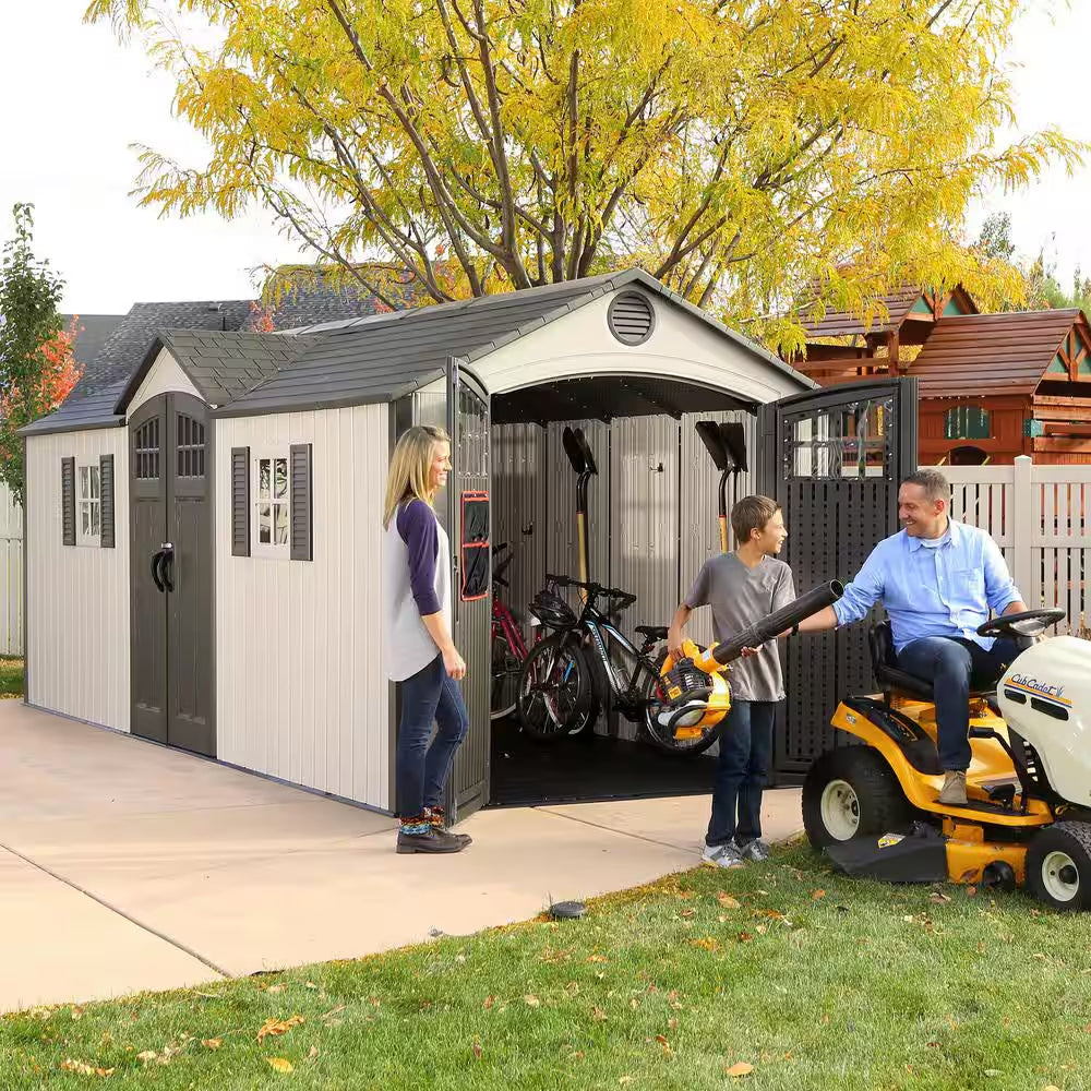 20 Ft. X 8 Ft. Resin Garden Building Shed