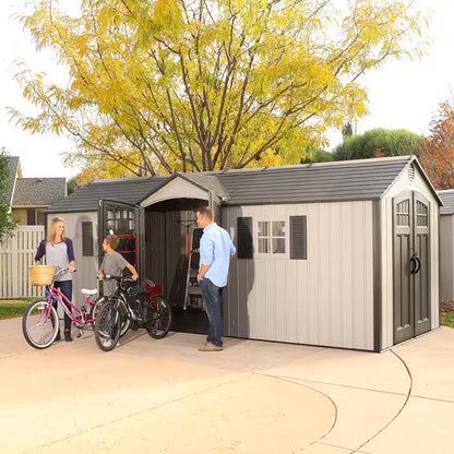 20 Ft. X 8 Ft. Resin Garden Building Shed