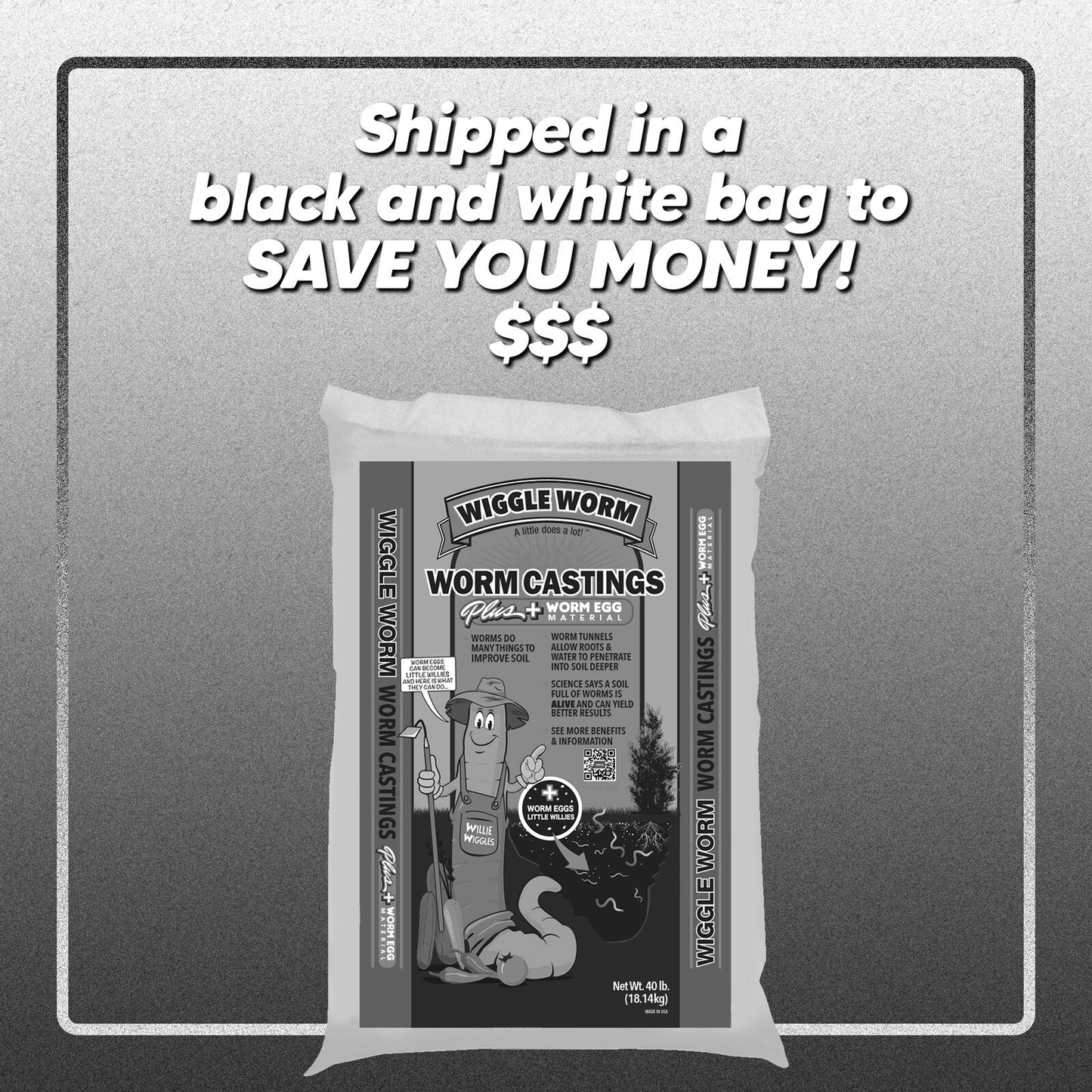 WIGGLE WORM plus Worm Egg Material Soil Fertilizer for Gardening/Plan