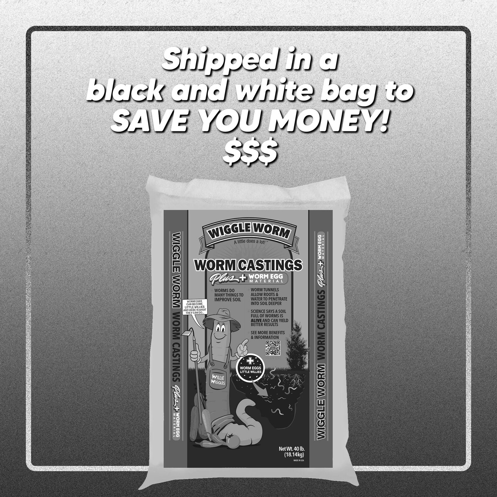WIGGLE WORM plus Worm Egg Material Soil Fertilizer for Gardening/Plan