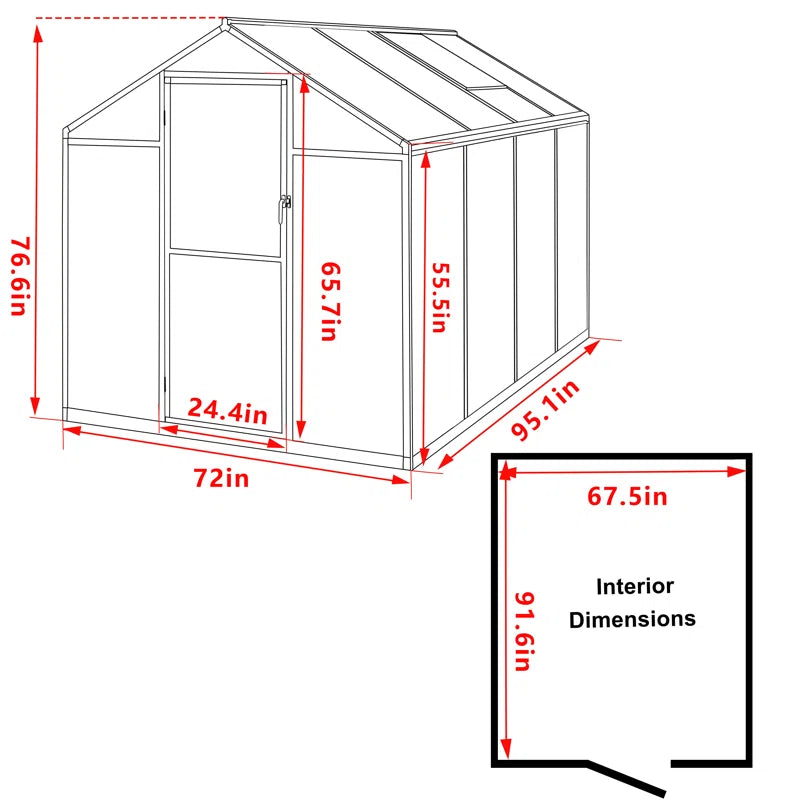 Greenhouse Multiple Sizes