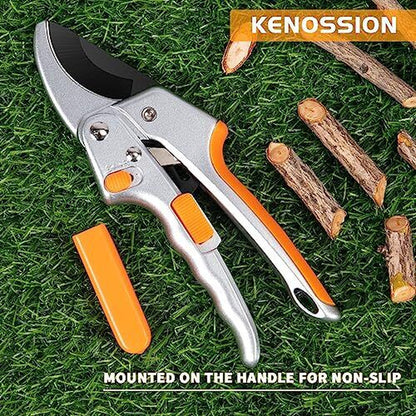 Garden Ratchet Pruning Shears Tree Trimmer Hand Pruner Shears for Branch Flowers