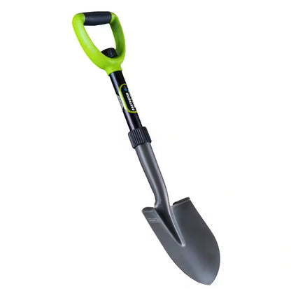 26.5 In. D X 5.25 In. Carbon Steel Blade, Plastic D-Handle Compact Collapsible Trenching Mini-Shovel