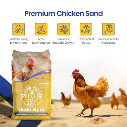 , Odor Eliminating Bedding for Chicken Coops, 50 Lb Bag